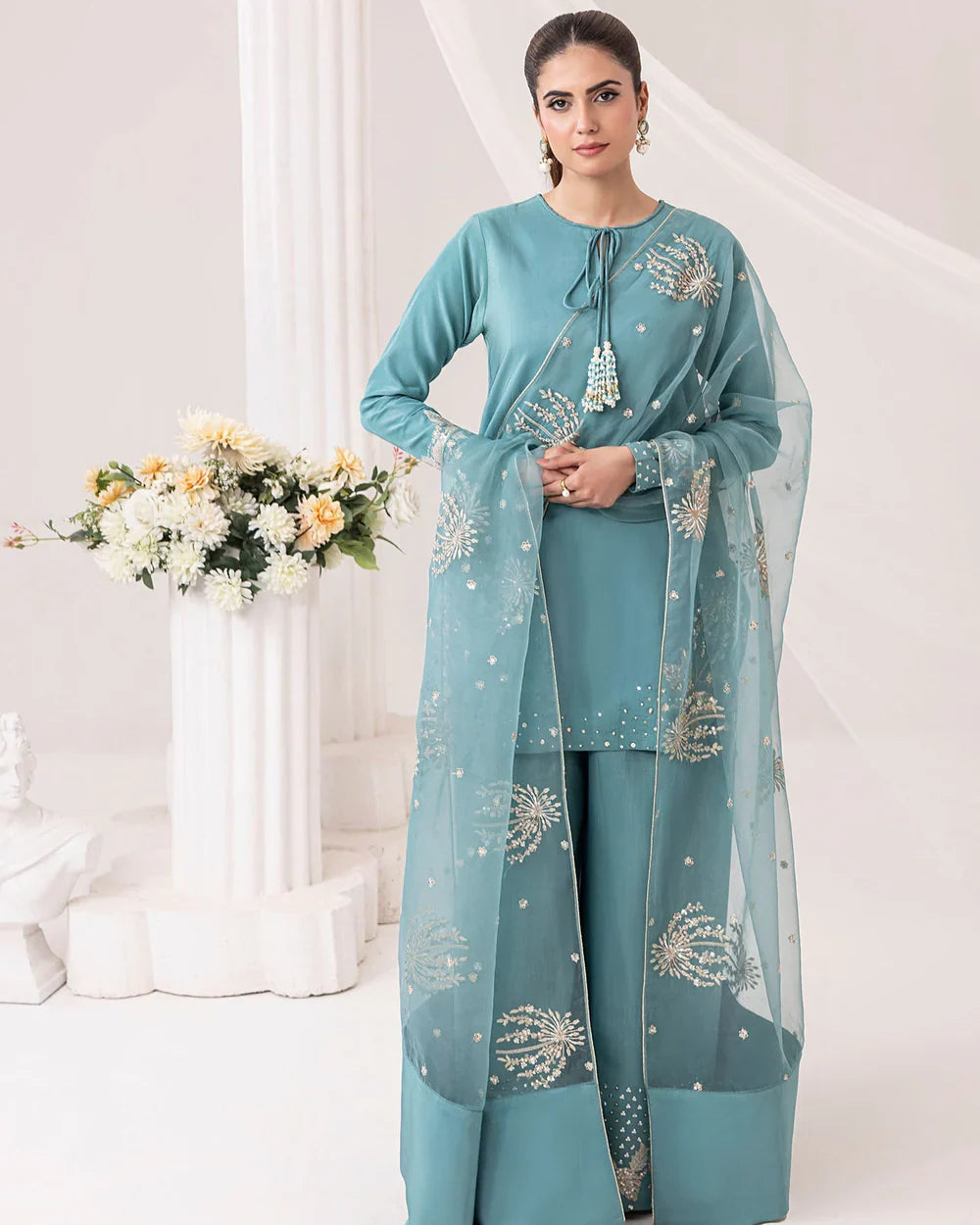 Embrose Embroidered Unstitched 3Pc Premium Lawn