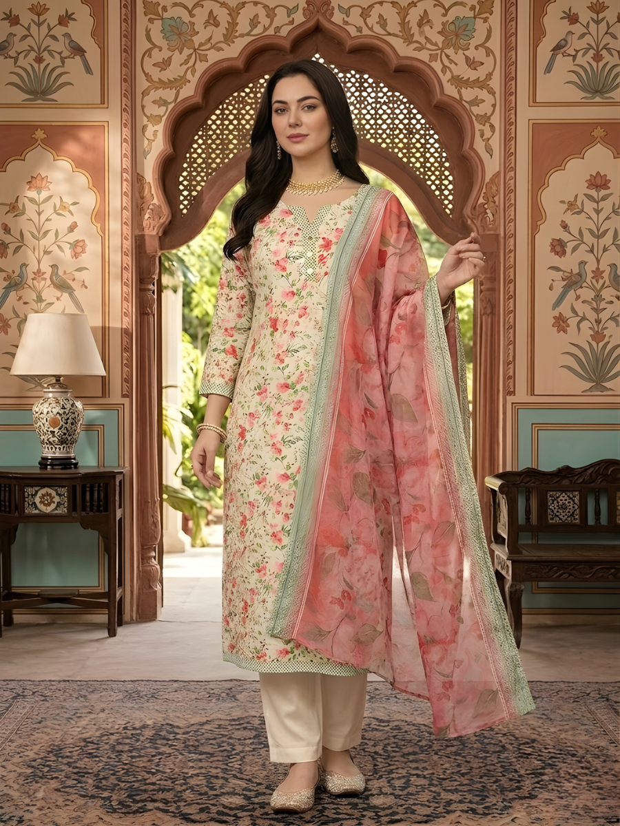 Bin Saeed Stitched 3PC Printed Lawn