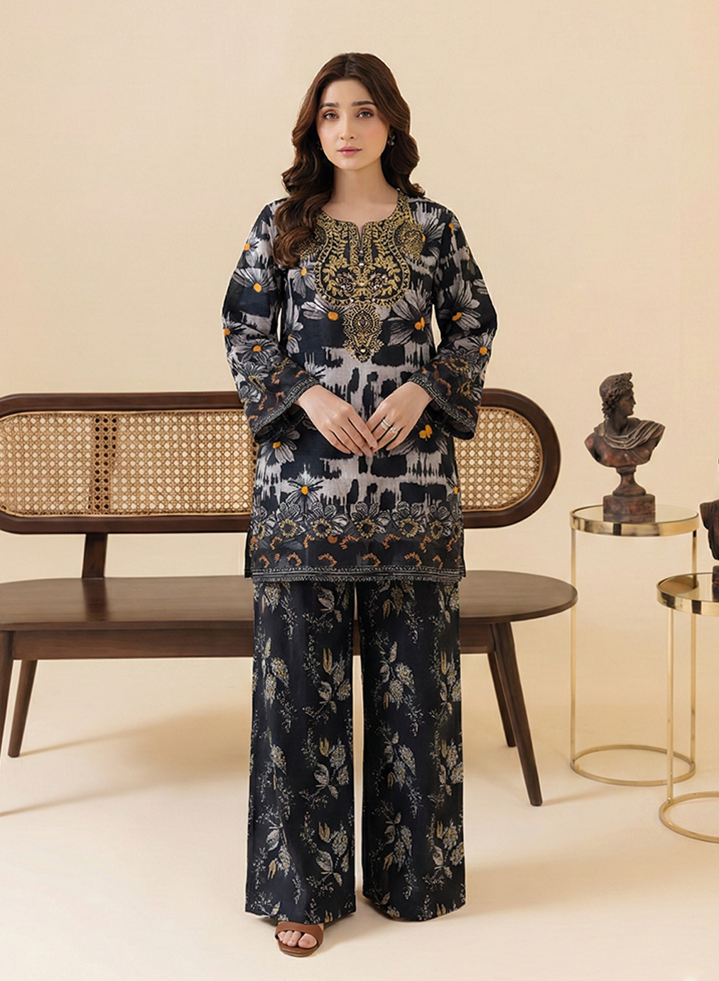 Midnight Gilded Grip Silk 2PC