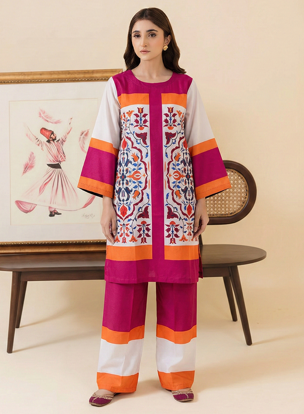 Fuchsia Flare Grip Silk 2PC