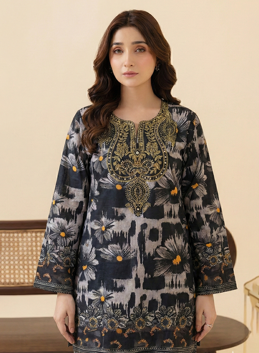 Midnight Gilded Grip Silk 2PC