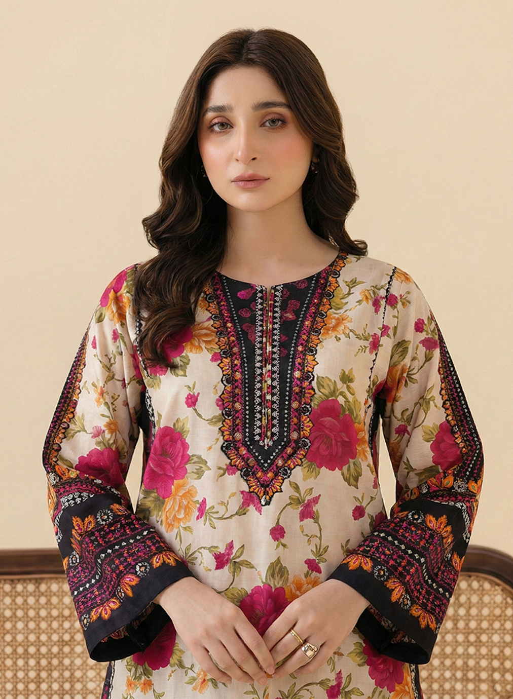 Floral Noir Grip Silk 2PC