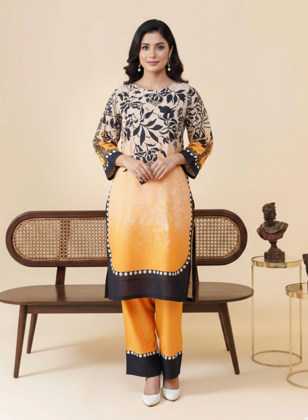 Amber Ochre Grip Silk 2PC