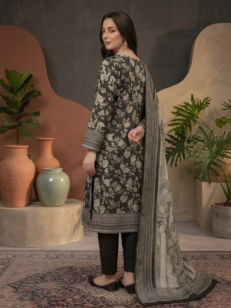 Bin Saeed Stitched 3PC Printed Lawn