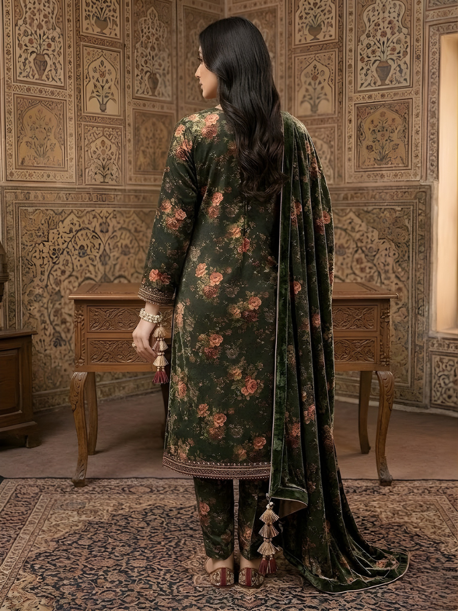 Bin Saeed Stitched 3PC Printed Lawn