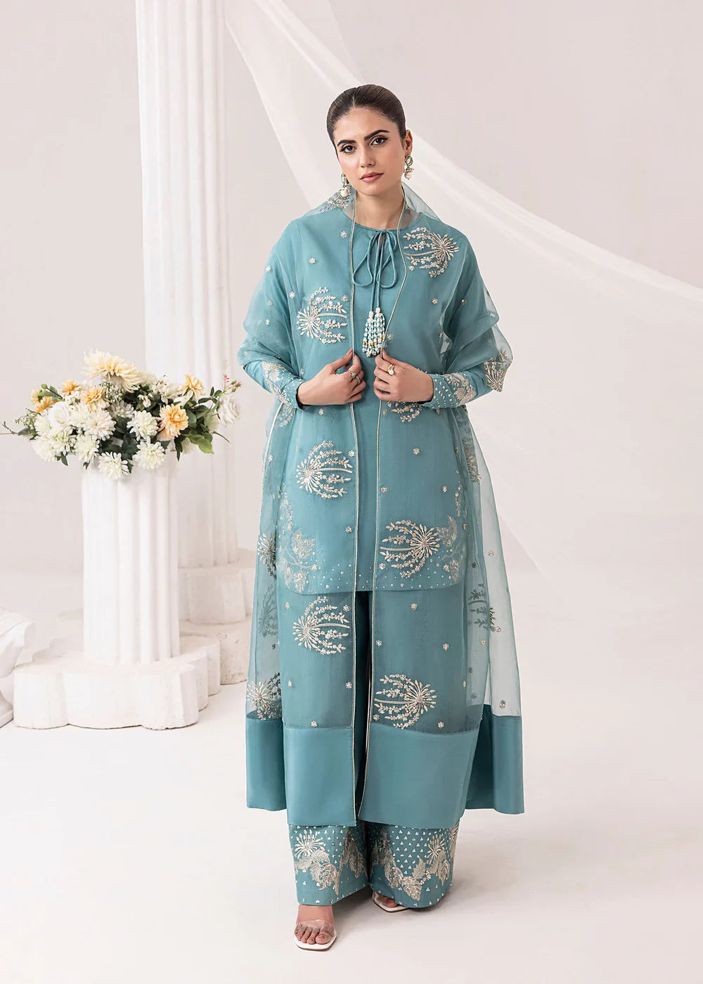 Embrose Embroidered Unstitched 3Pc Premium Lawn