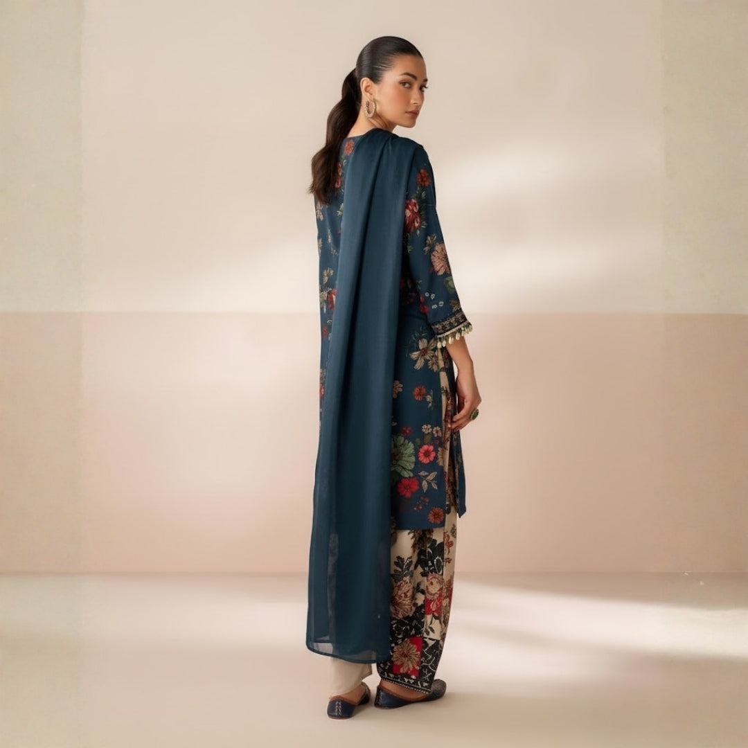 Teal Enchanted Garden