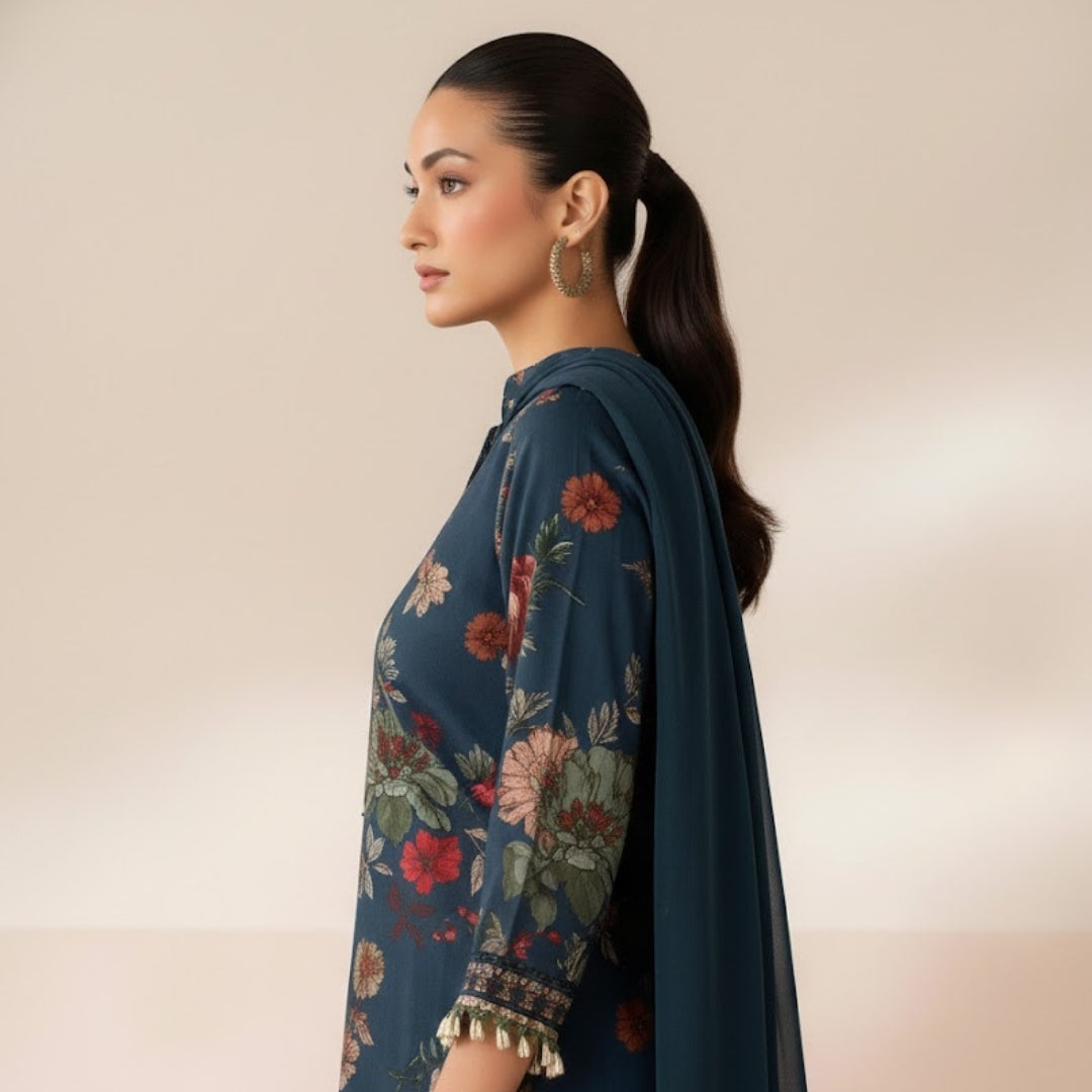 Teal Enchanted Garden