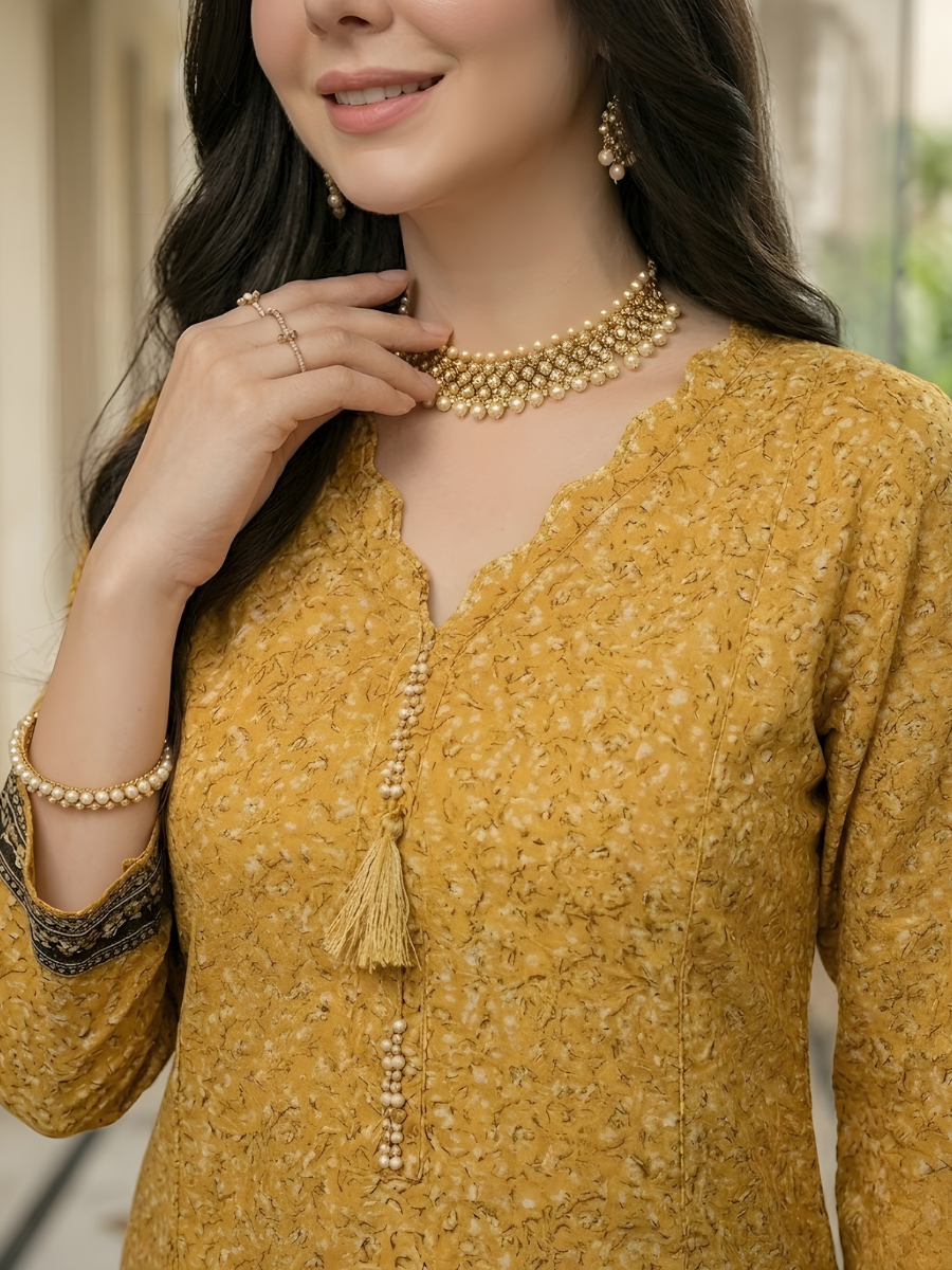 Bin Saeed Stitched 3PC Printed Lawn