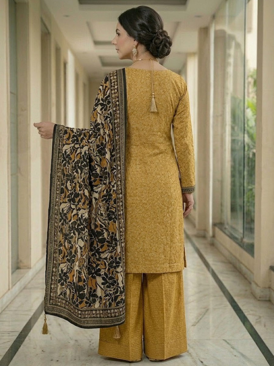 Bin Saeed Stitched 3PC Printed Lawn