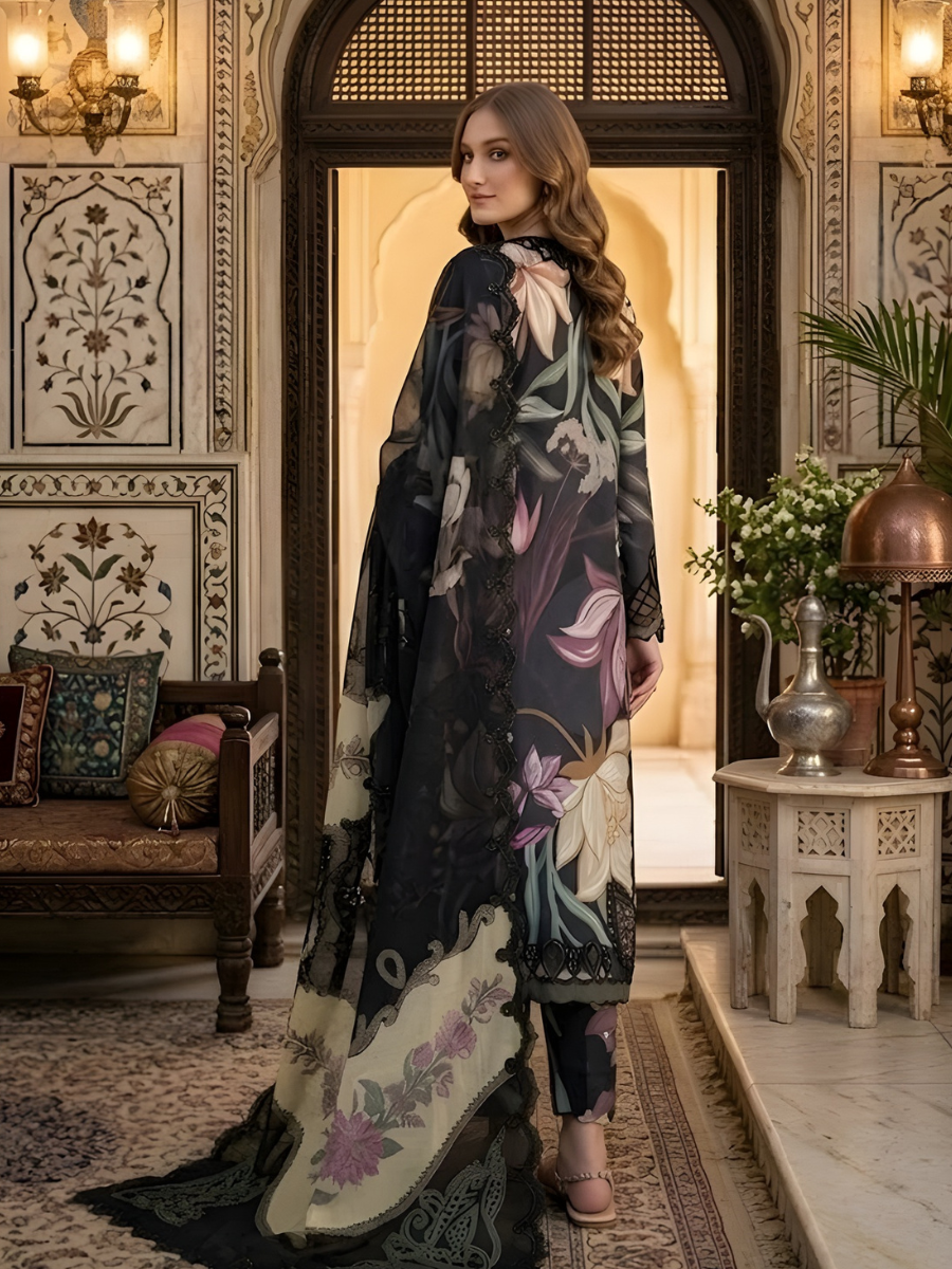 Baroque Unstitched 3Pc Premium Lawn