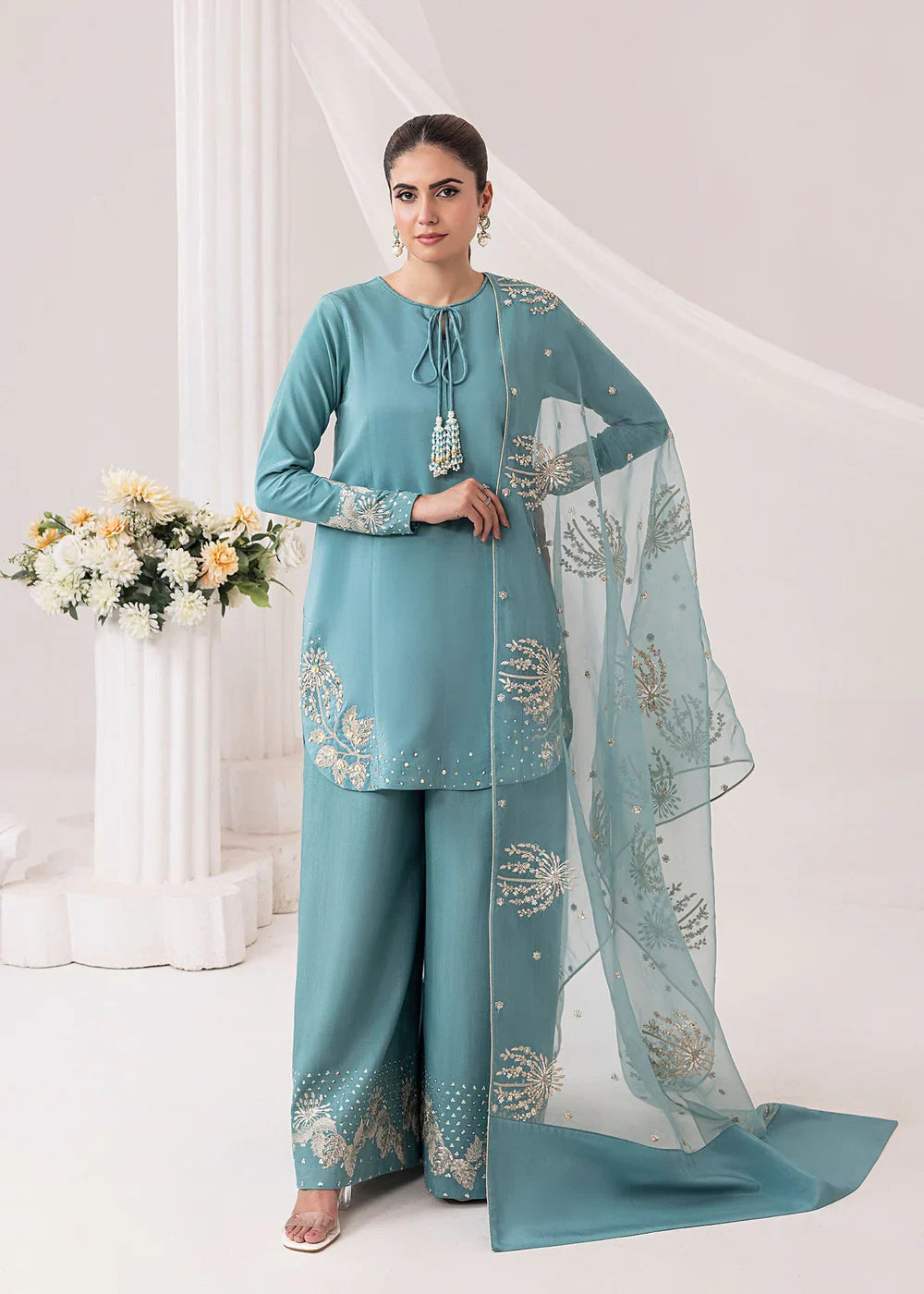 Embrose Embroidered Unstitched 3Pc Premium Lawn