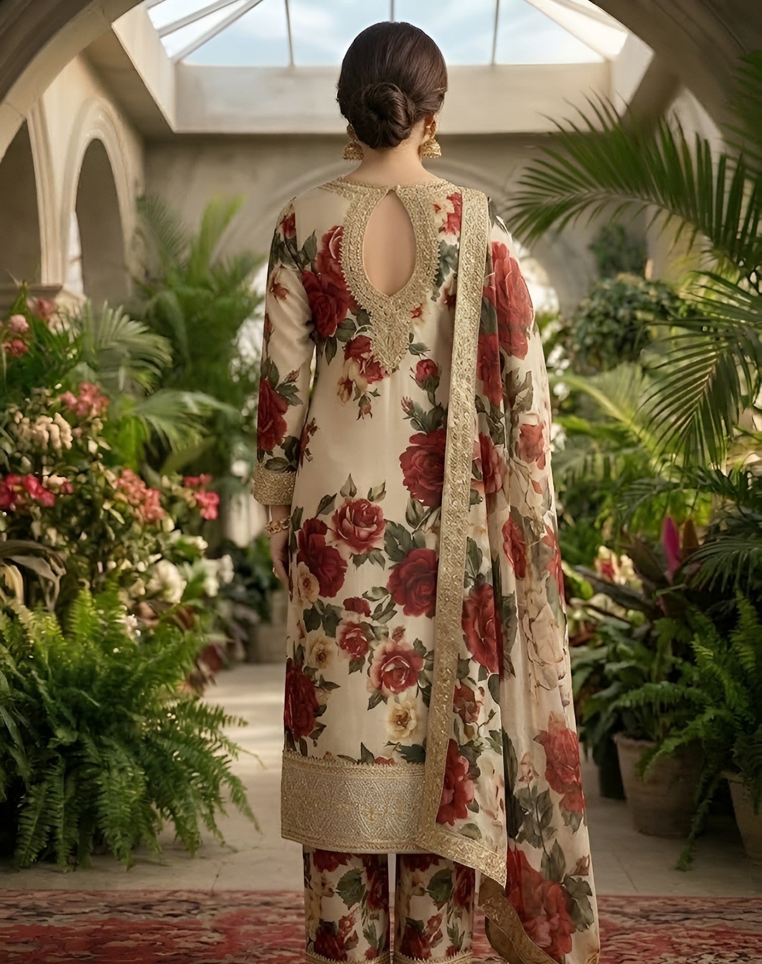 Ivory Rose Majesty Lawn 3PC