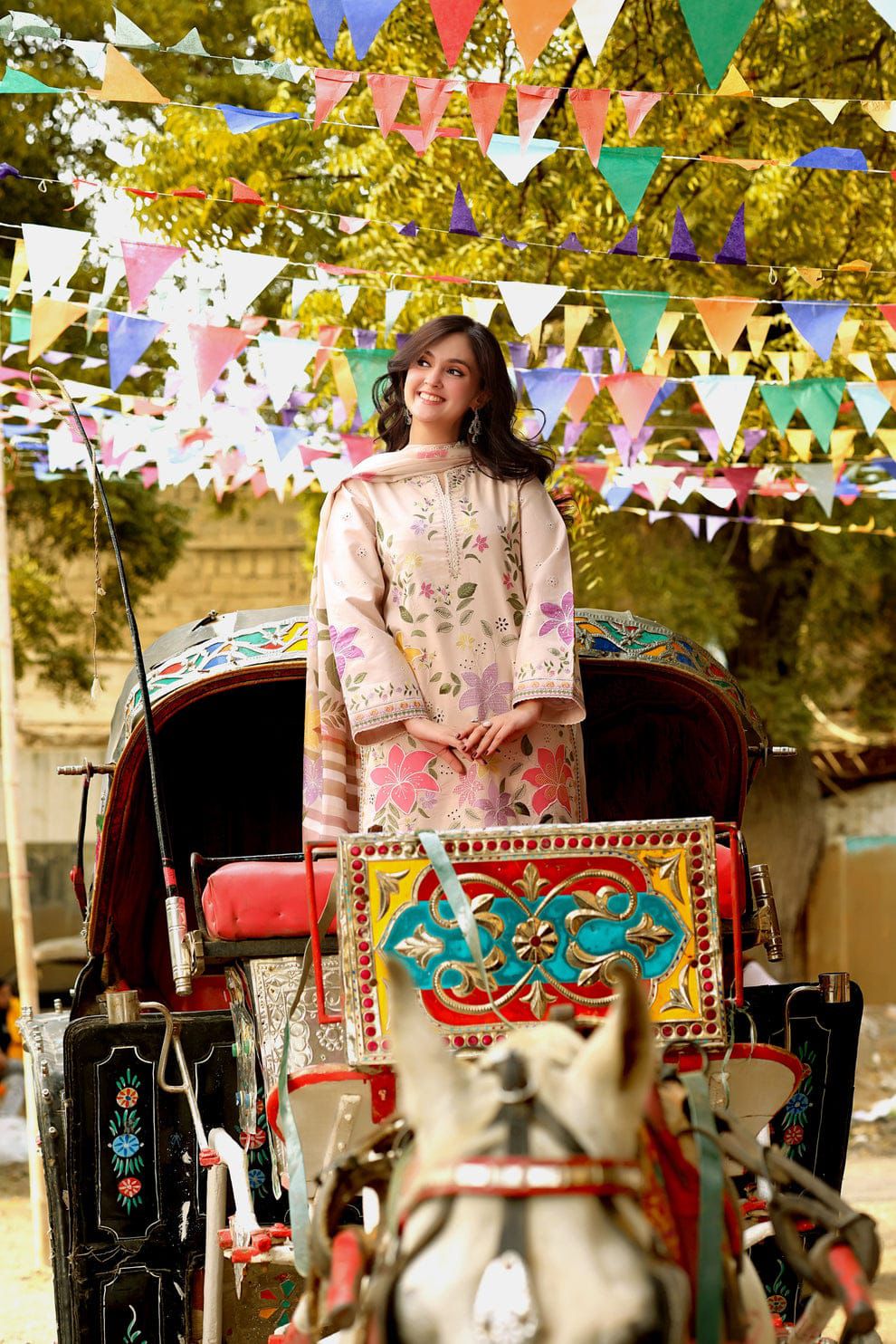 Aneelas Embroidered Unstitched 3Pc Premium Lawn
