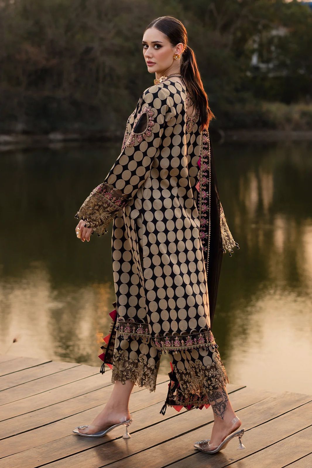 Charizma Embroidered Unstitched 3Pc Premium Lawn