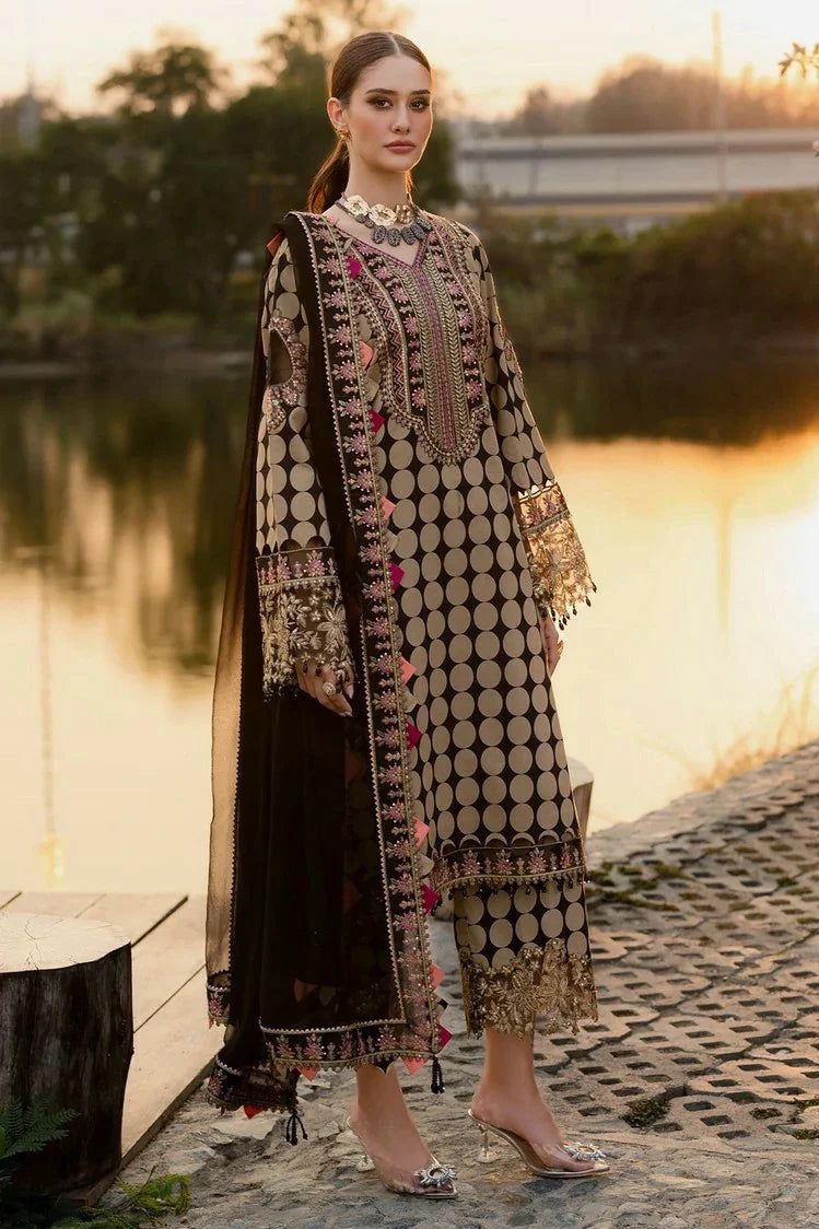 Charizma Embroidered Unstitched 3Pc Premium Lawn