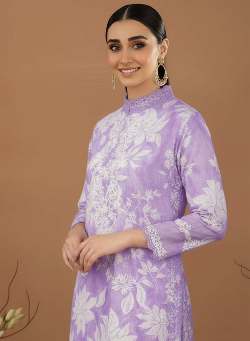 Floral Etch Lawn 3PC