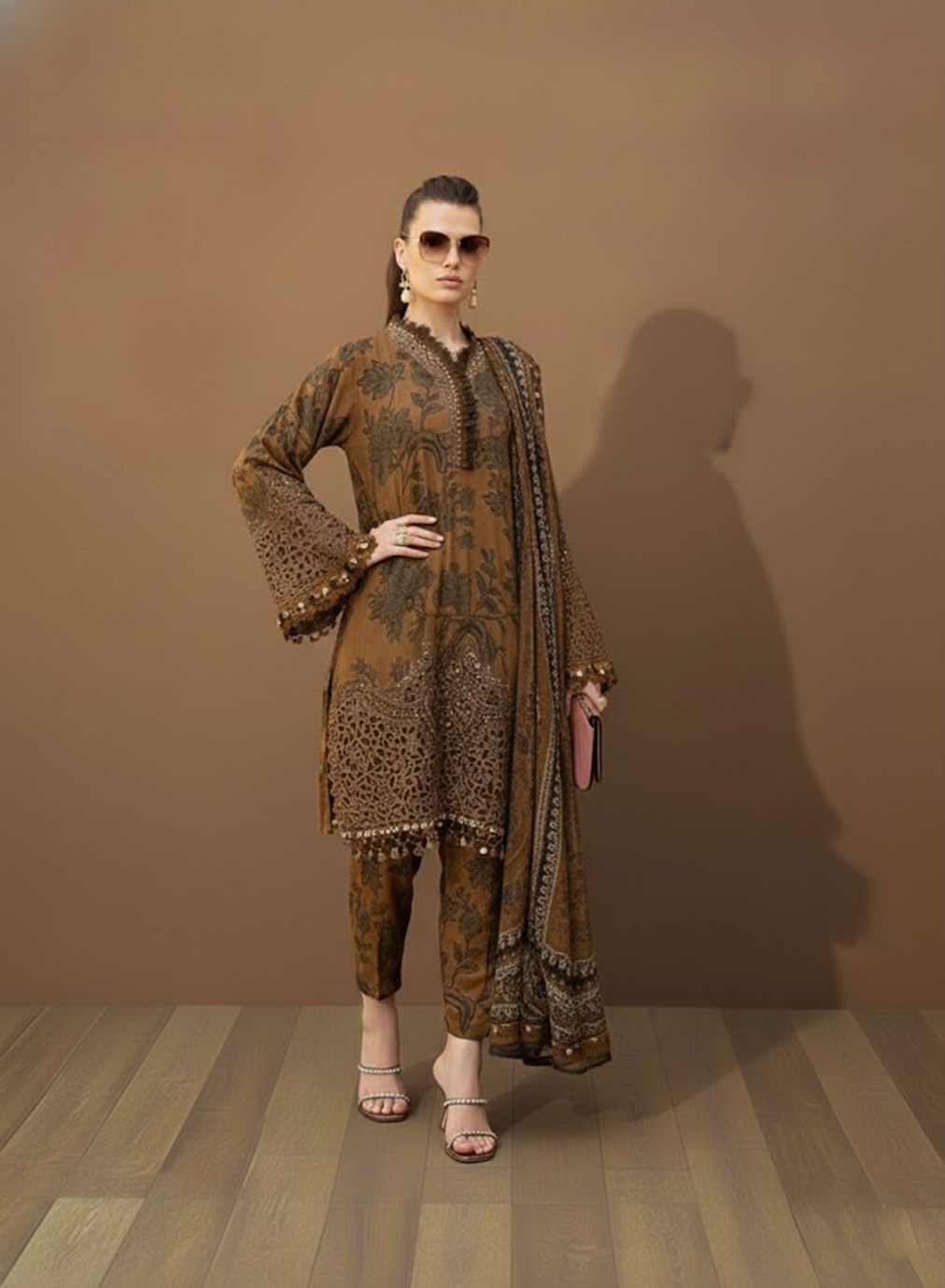 Mocha artisan Lawn 3PC