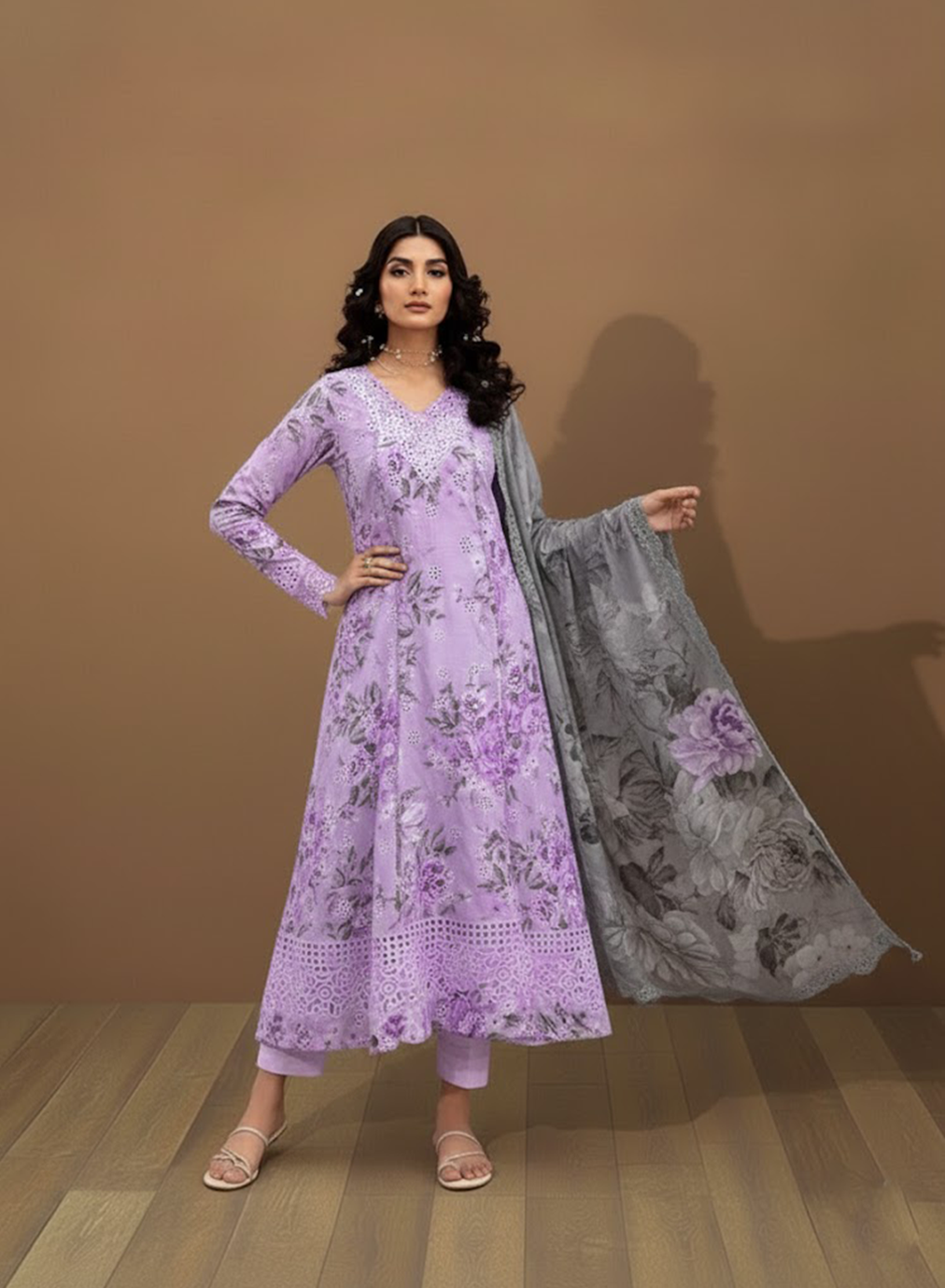 Lavender Frost Lawn 3PC