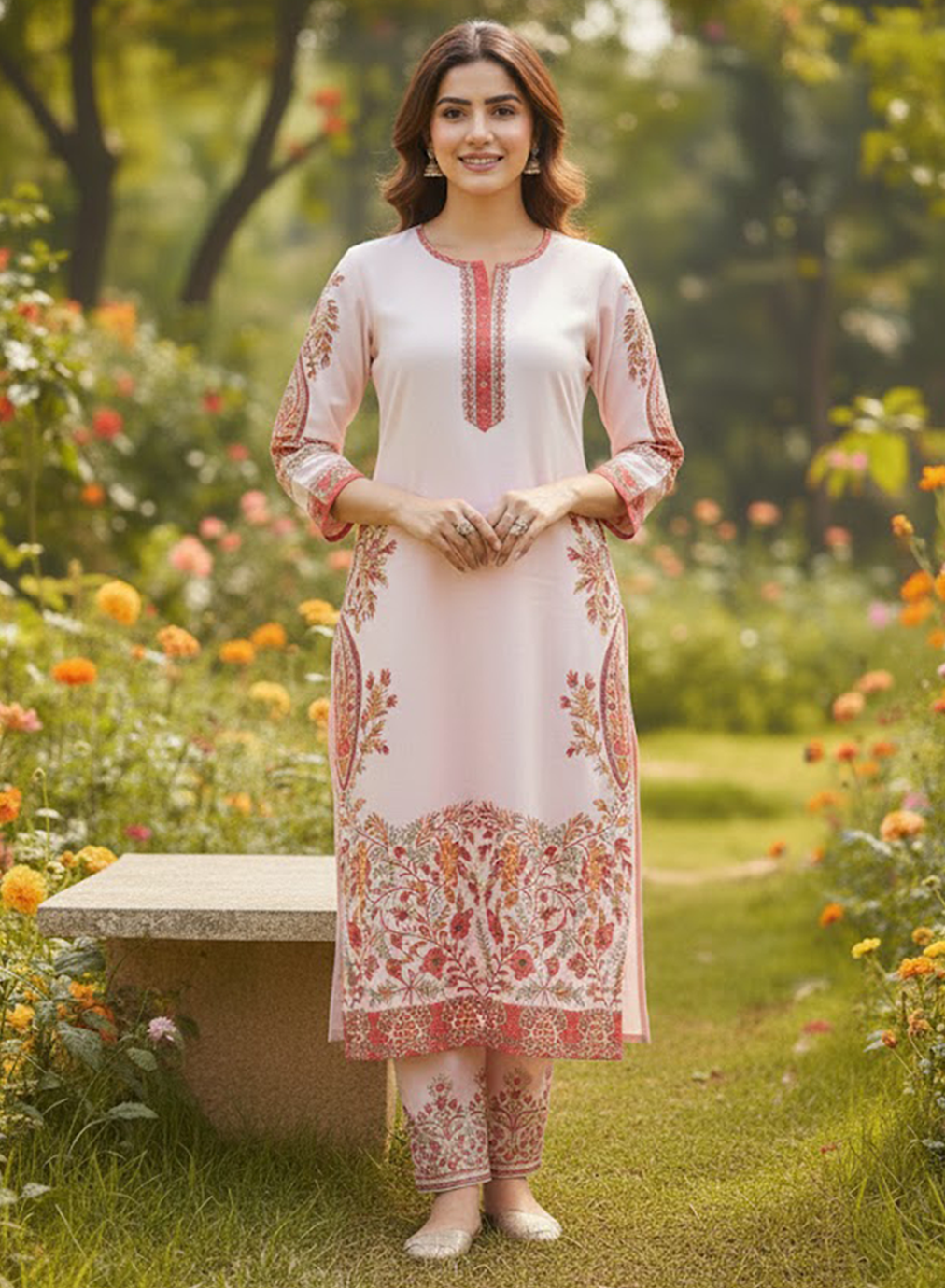 Blush Muse Lawn Cotton 2PC