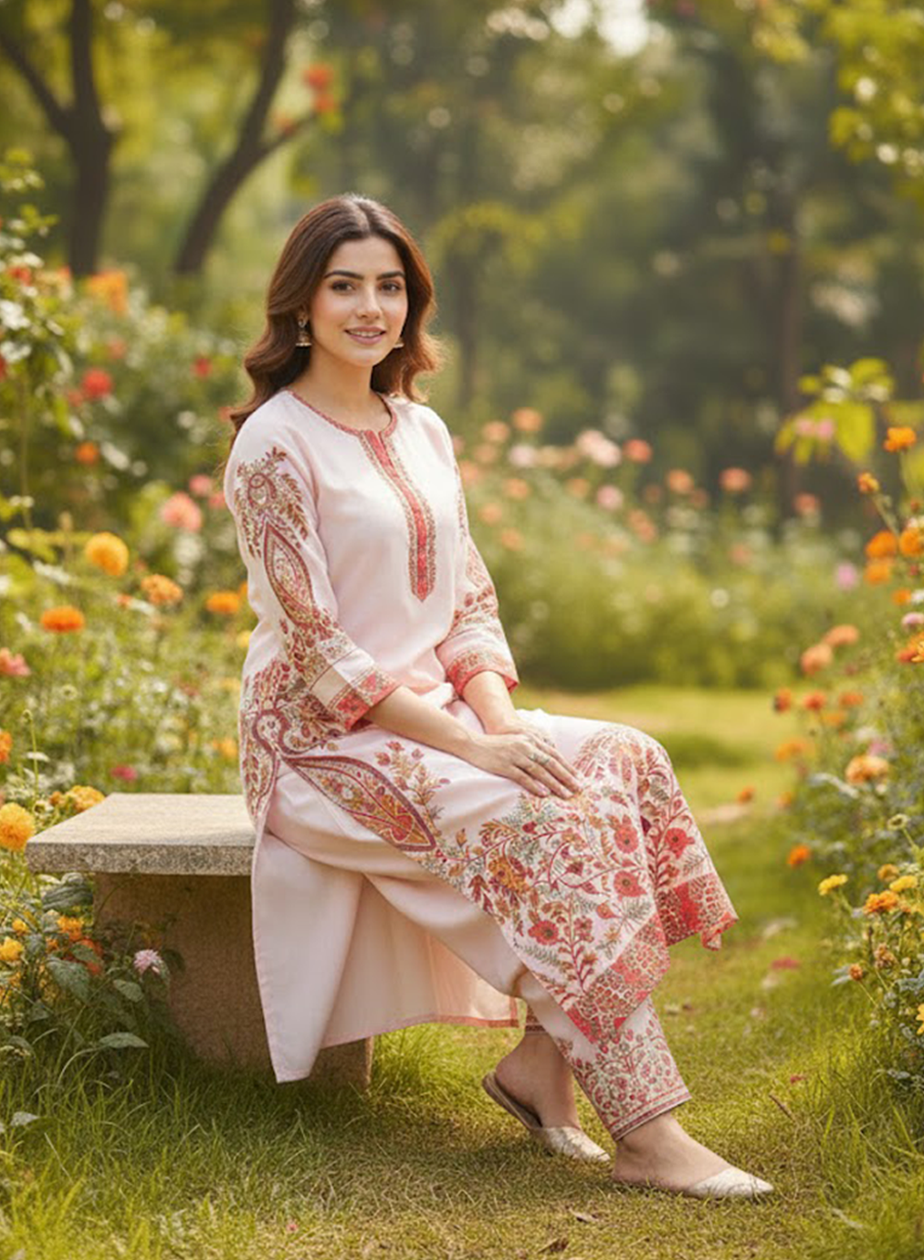 Blush Muse Lawn Cotton 2PC