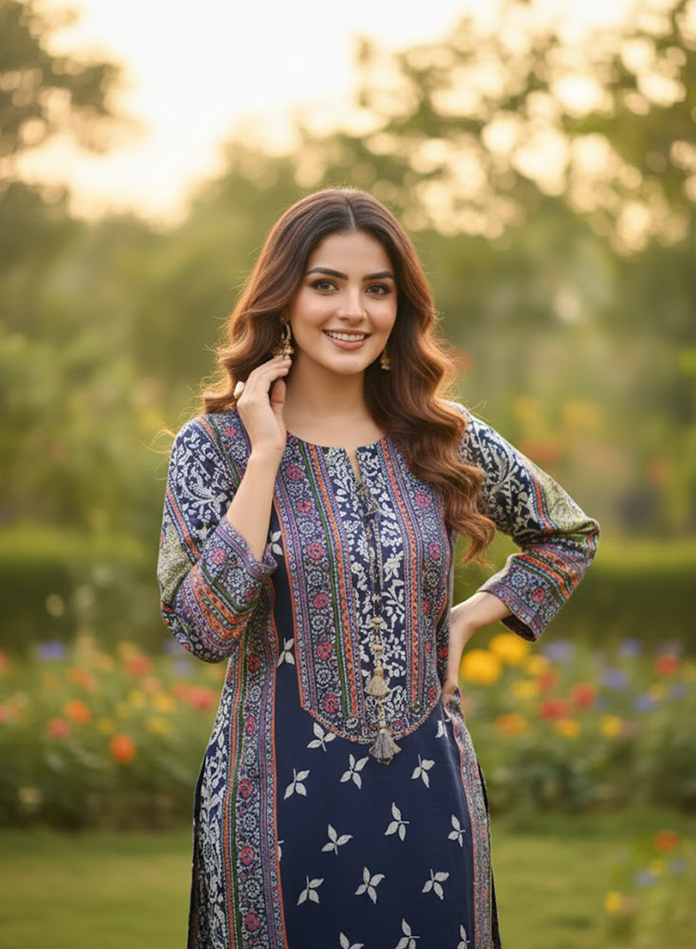 Indigo Heritage Lawn Cotton 2PC