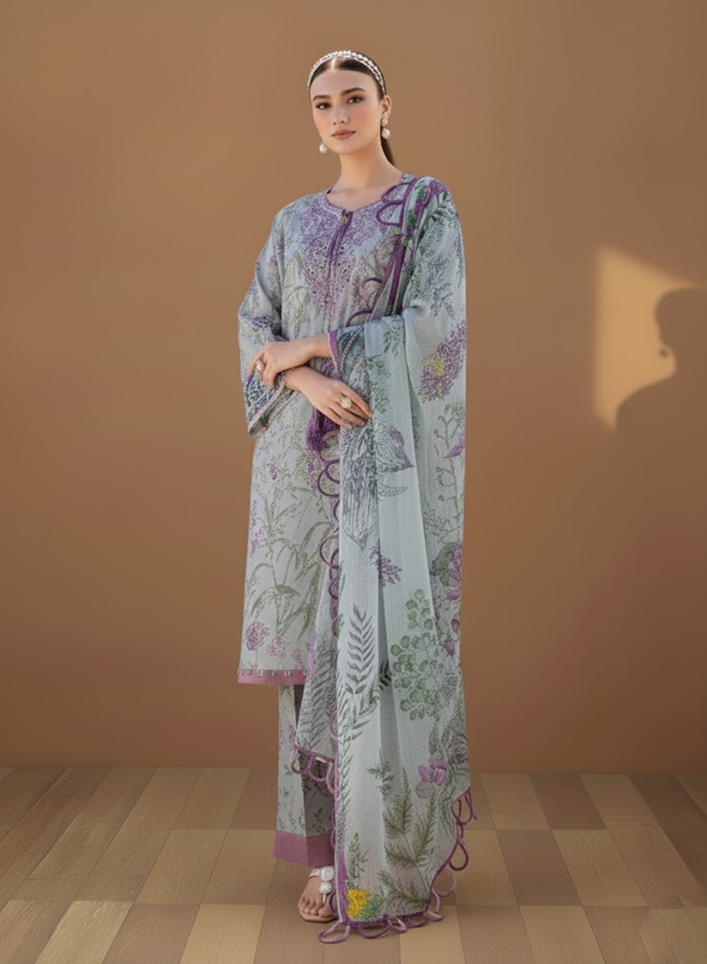 Lavender Frost Lawn 3PC