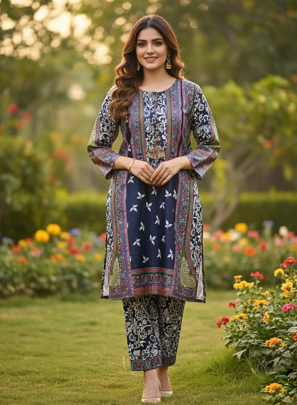 Indigo Heritage Lawn Cotton 2PC