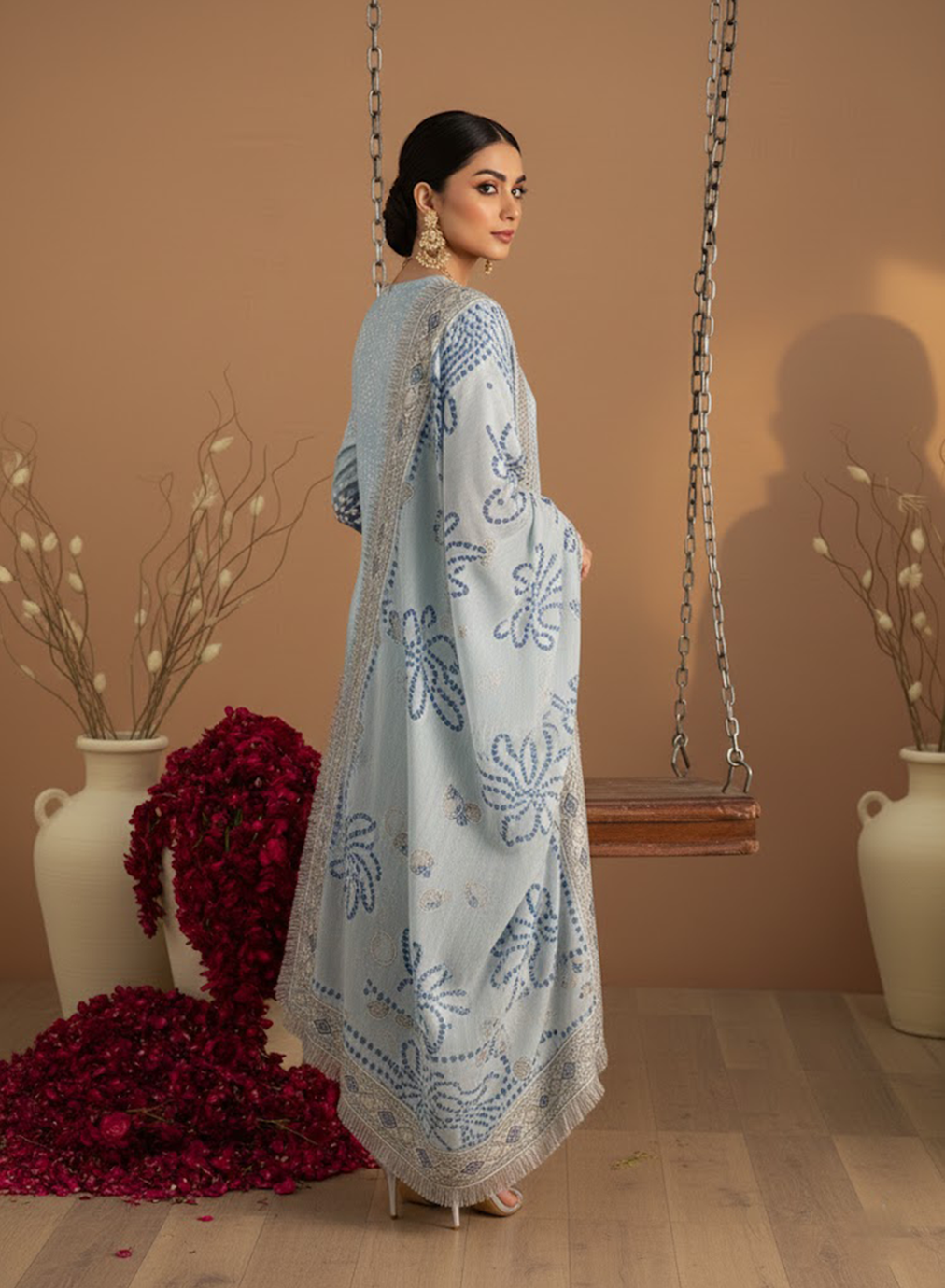 Azure Chunri Lawn 3PC