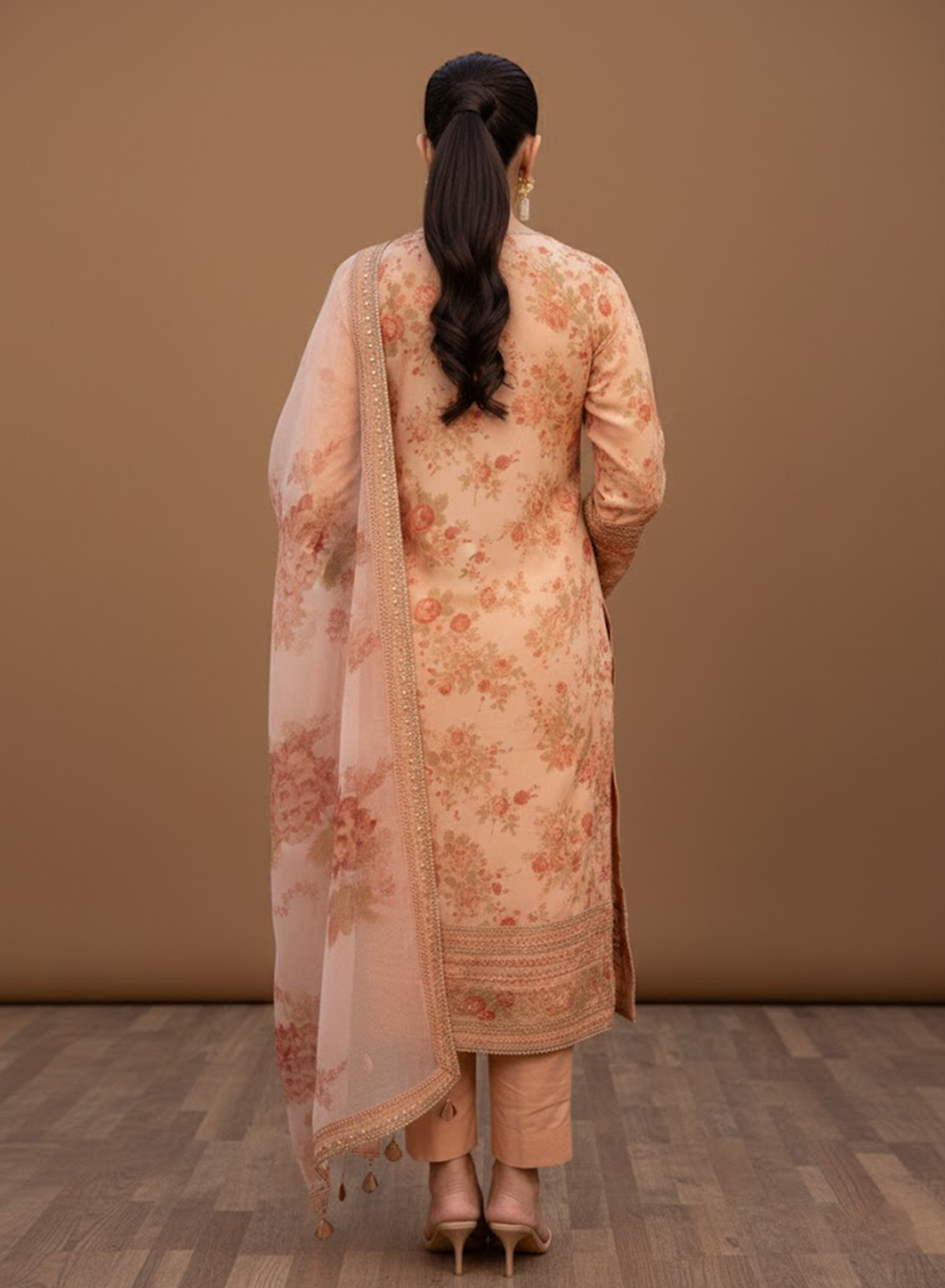 Peach Nectar Lawn 3PC