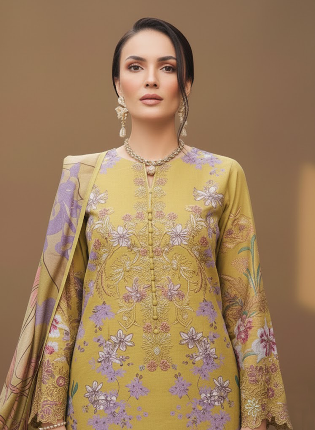 Musturd Mulberry Lawn 3PC