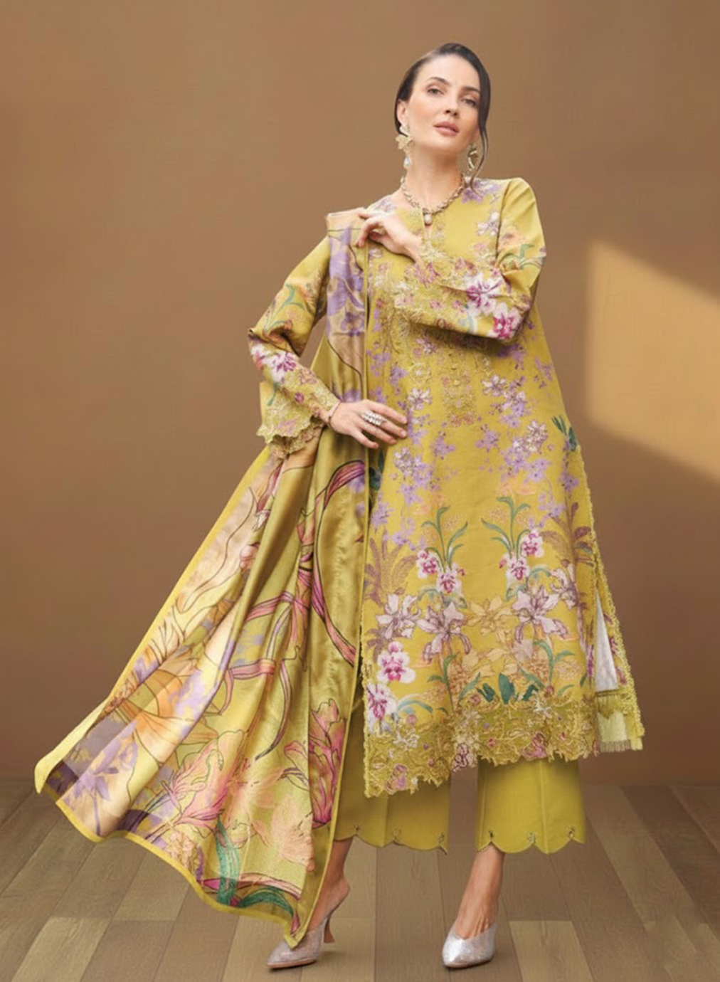 Musturd Mulberry Lawn 3PC