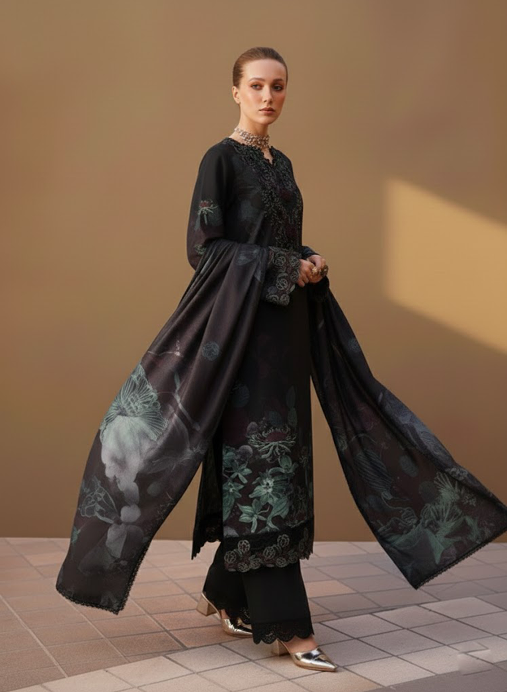 Midnight Sapphire Lawn 3PC