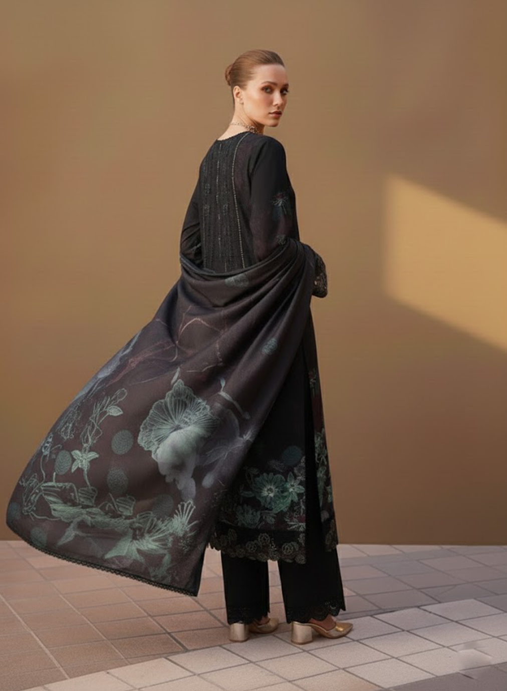 Midnight Sapphire Lawn 3PC