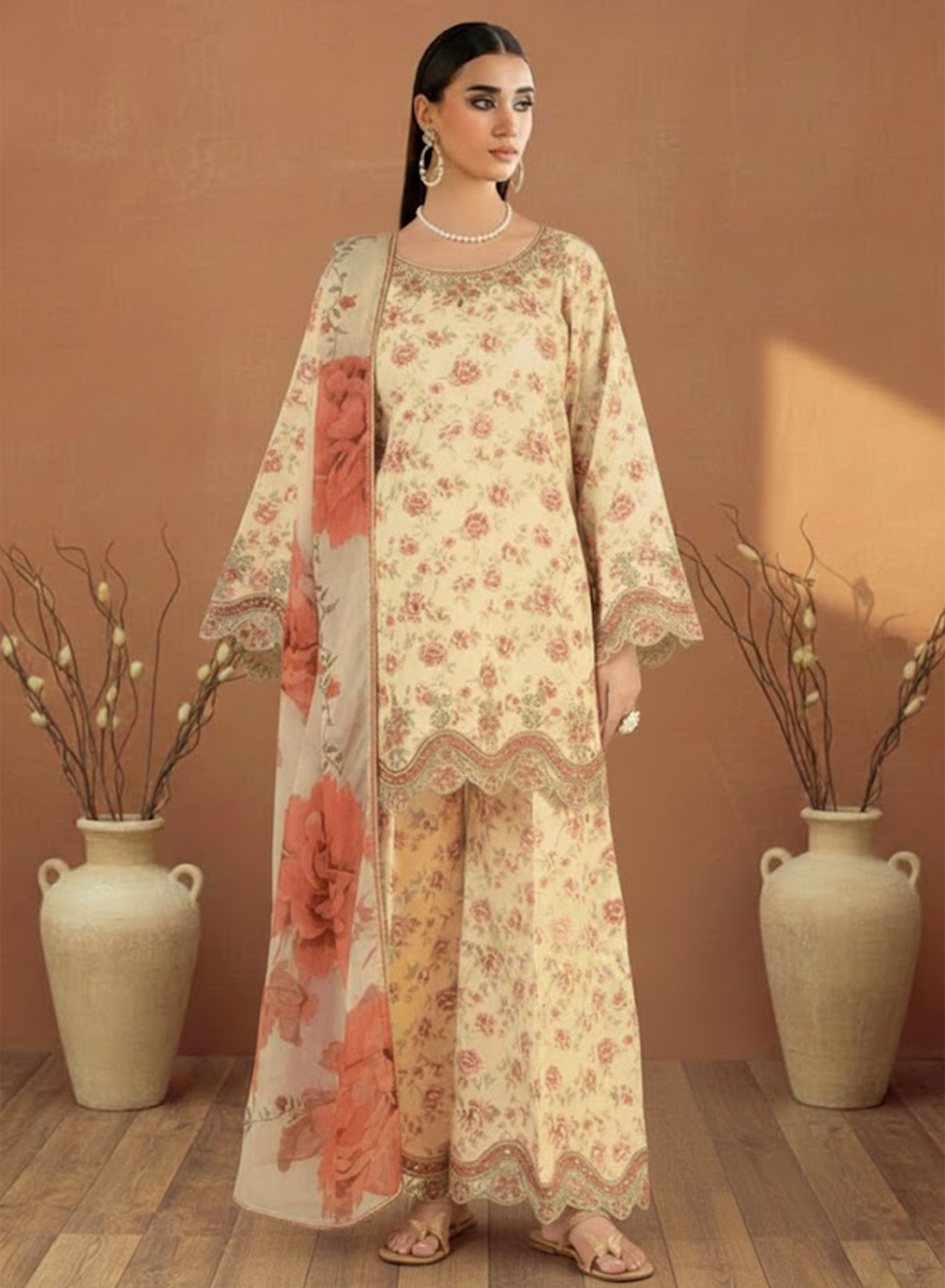 Amber Blossom Lawn 3PC